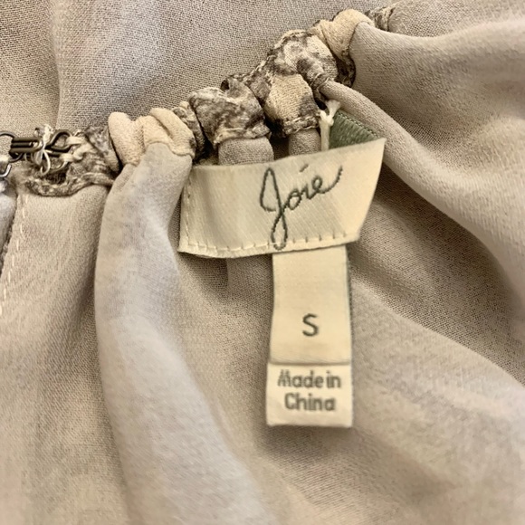 Anthropologie Joie Gray Luxury Silk Halter Top Lined Women’s S Small 4-6 Spring - Picture 3 of 6